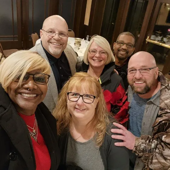 Dawn and Dano with family