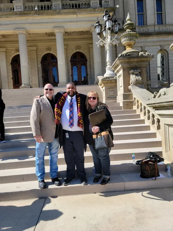 Dawn and Dano with group
